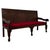 Wood 18th Century English Carved Oak Settle with Upholstered Seat For Sale - Image 7 of 16