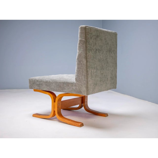 Ludvik Volak Vintage Lounge Chair by Ludvik Volak for Drevopodnik Holesov, 1977 For Sale - Image 4 of 13