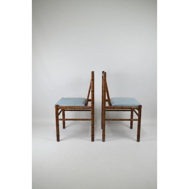 Wooden Chair in Faux Bamboo, France, 1970s For Sale - Image 11 of 16