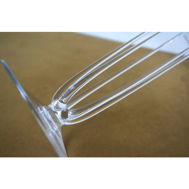 Late 20th Century Rosenthal German Crystal Glass Centerpiece Pedestal Bowl Compote Riser For Sale - Image 10 of 12