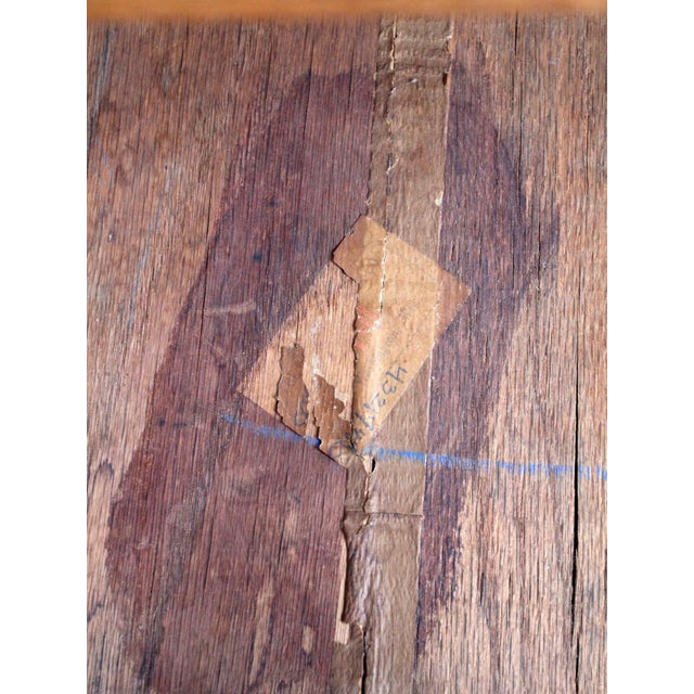 Antique Oak Splat Back Side Chairs Pair For Sale - Image 13 of 14