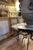 Mid-Century Iron Side Chairs With Rose Tarlow Striped Velvet Fabric For Sale - Image 4 of 14