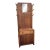 Antique Tiger Oak Hall Tree For Sale