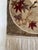 Vintage Hand-Tufted Textile Wall Hanging With Bird and Autumn Leaves Motif, Fringed Decor Panel For Sale - Image 9 of 11