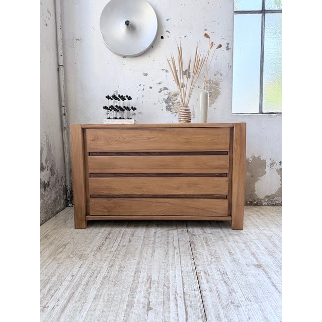 Elm Commode from Maison Regain, 1960s For Sale - Image 4 of 18