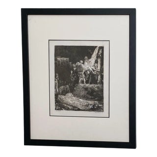 Late 18th Century Rembrandt Etching #2, by Francesco Novelli For Sale