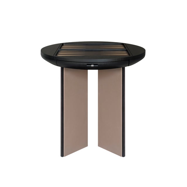 Crawford Backgammon Table by Wood Tailors by Wood Tailors Club For Sale - Image 6 of 10