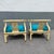 Vintage Ming Style Horseshoe Lounge Chairs With Faux Alligator Skin - A Pair For Sale - Image 9 of 11