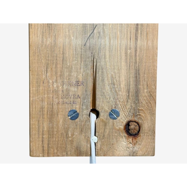 Leif Wikner, Swedish Modern, Pine Wall Sconce, Sweden, 1970s For Sale - Image 9 of 11