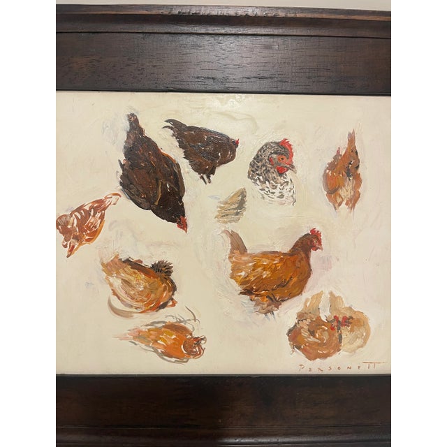 Realism Hen Sketches by Rachel Personett For Sale - Image 3 of 7