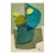 "Petal 7" Original Mixed-Media Collage on Paper by Zac Woodiel For Sale