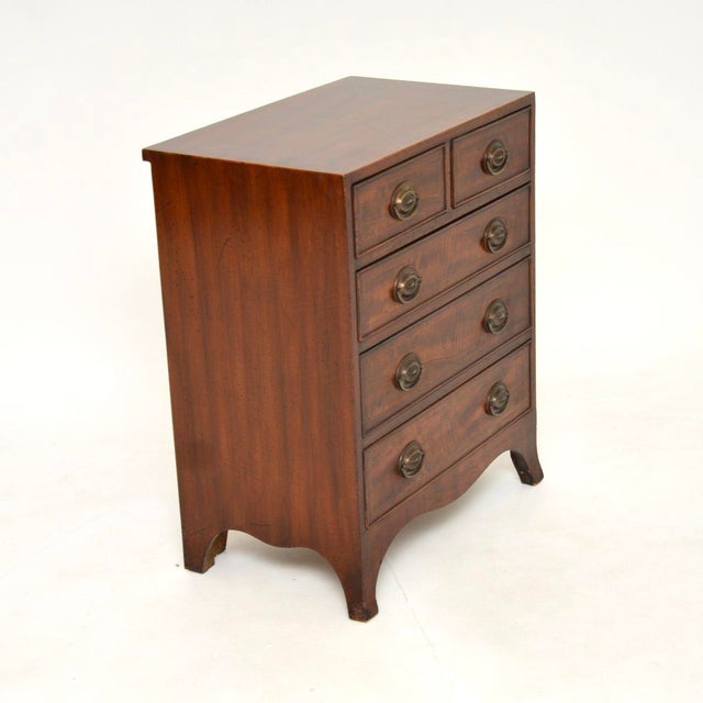 Antique Georgian Inlaid Chest of Drawers, 1920s For Sale - Image 3 of 10