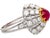 Red 3.04 Carat Star No-Heat Burma Ruby & Sunburst Art Deco Ring, Size 7.5 For Sale - Image 8 of 9