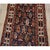 Antique Caucasian Blue Tribal Paisley Wool Hallway Runner Kazak Rug For Sale - Image 4 of 9