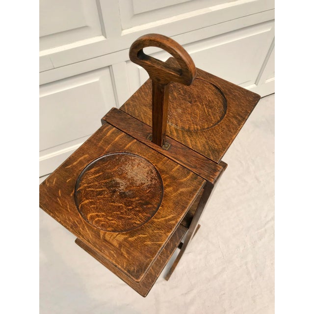 1900's Antique Folding Cake/Pie Stand Display For Sale - Image 9 of 13