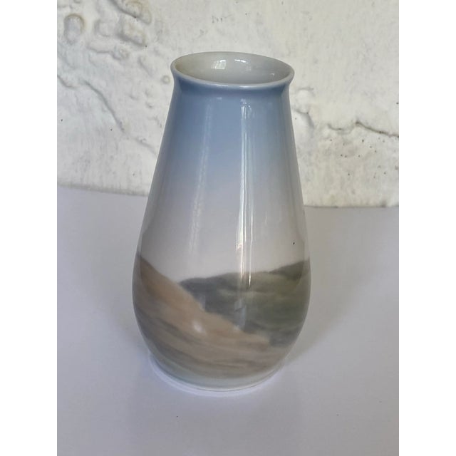 Bing & Grondahl Vintage Bing & Grøndahl Porcelain Vase Art Nouveau Style For Sale - Image 4 of 5