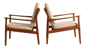 Lounge Chairs by Grete Jalk for Glostrup Møbelfabrik, 1960s, Set of 2