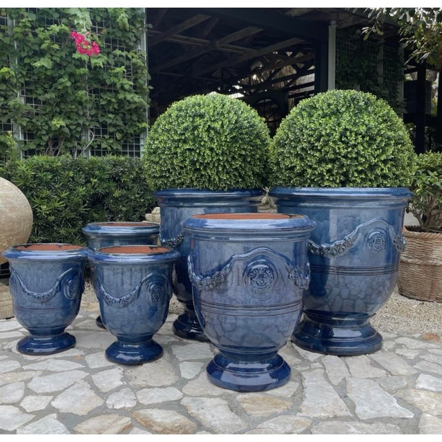 The French Anduze pottery dates back to the early 1700's and originated in the Cevennes region of France. Inspiration in...