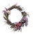 Field of Flowers Spring Summer Door Wreath 18" Crochet Feather Bird House Wall For Sale - Image 10 of 11