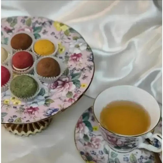 Ceramic 1980s Harrods Knightsbridge Chelsea Garden by Duchess Primrose Pink Tea Set- 36 Pieces For Sale - Image 7 of 7