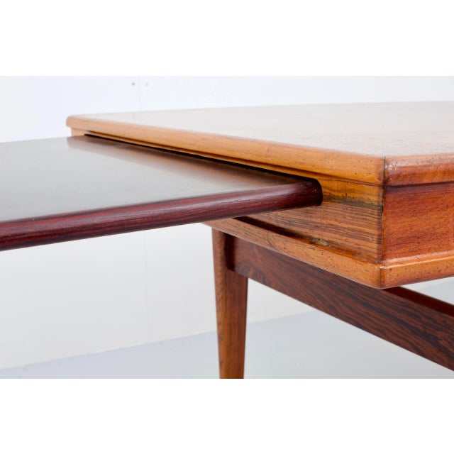 Wood Rosewood Coffee Table by Johannes Andersen, Denmark, 1960s For Sale - Image 7 of 8