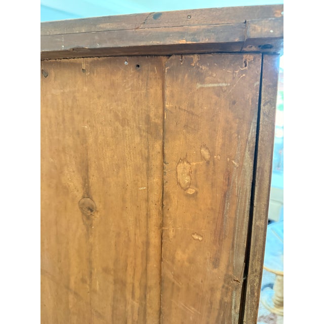 Antique Tiger Maple Gentleman’s Chest of Drawers Late Victorian Curly Maple Chiffonier Refinished Fiddleback Wood Tallboy Cabinet 53" For Sale - Image 4 of 16