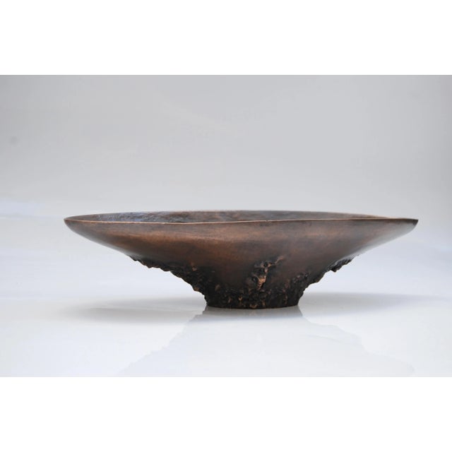 Long Bowl in Dark Bronze For Sale - Image 4 of 5