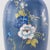 Vintage Hand-Painted Chinoiserie Vase With Blue Polychrome Flowers and Gilt Bird For Sale In New York - Image 6 of 14