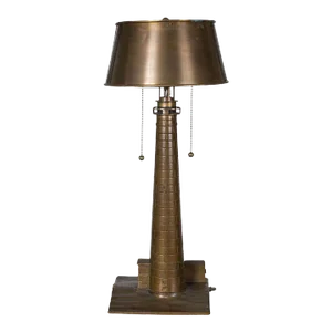 Cast Bronze Lighthouse Table Lamp