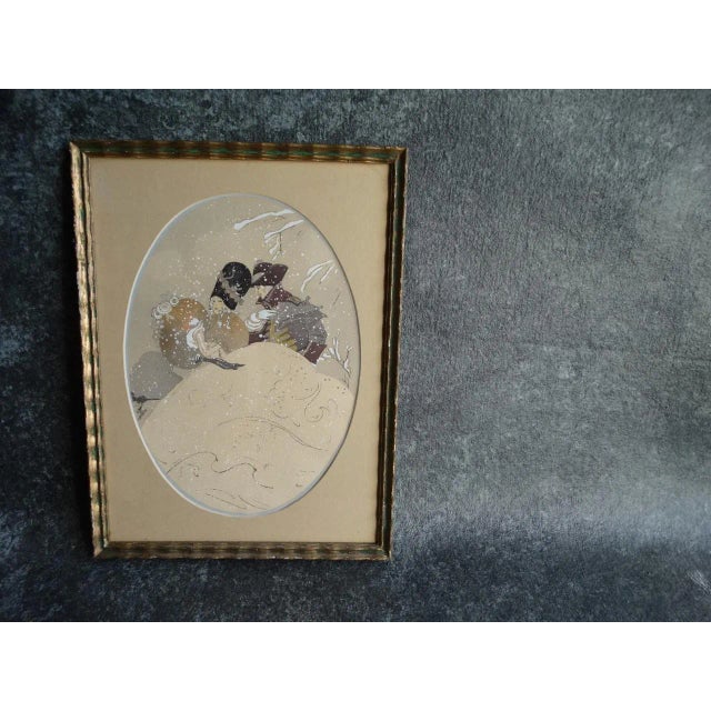 1920s Romantic Winter Fantasy à La Russe Print For Sale In Los Angeles - Image 6 of 6