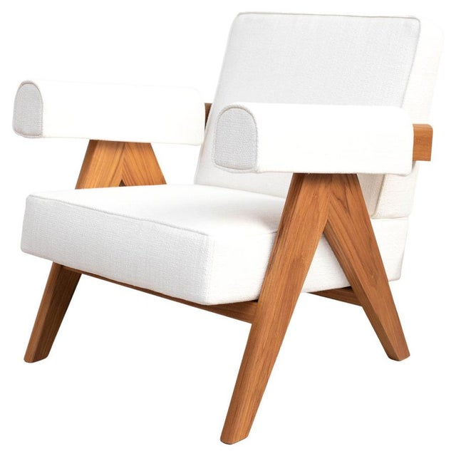 Armchair designed by Pierre Jeanneret circa 1950, relaunched in 2019. Manufactured by Cassina in Italy. Included in...