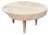 Andrianna Shamaris Mid Century Style Organic Teak Wood Coffee Table For Sale