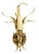 Gilt Metal Wall Light, France, 1970s For Sale