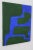 Bodasca, Ultramarine Blue and Organic Green, 2025, Acrylic on Canvas For Sale - Image 10 of 11