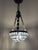 Art Nouveau Pendant Lamp with Slack Glass in Rock Crystal Optics, Germany 1920s For Sale - Image 12 of 16