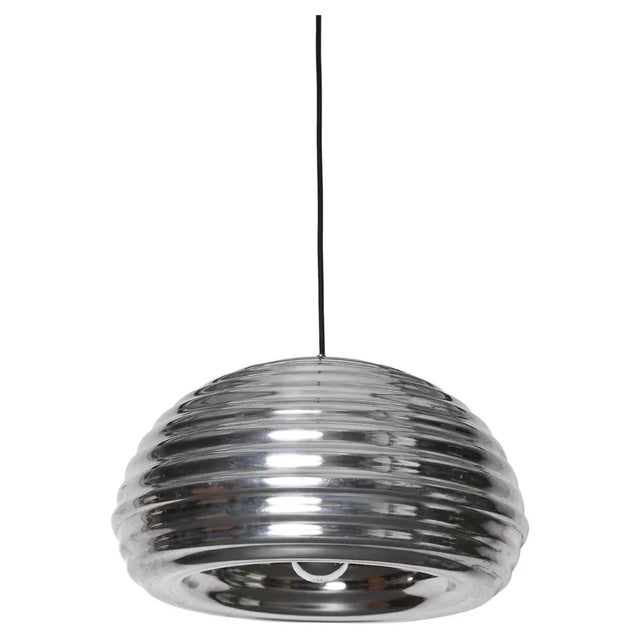 Flower Splugen Brau Aluminum Pendant attributed to Achille Castiglioni for Hille, Italy, 1960s For Sale - Image 12 of 12