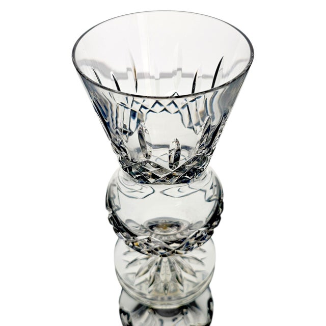 Waterford Lismore Thistle Irish Lead Crystal Vase With Box 7" For Sale - Image 17 of 18