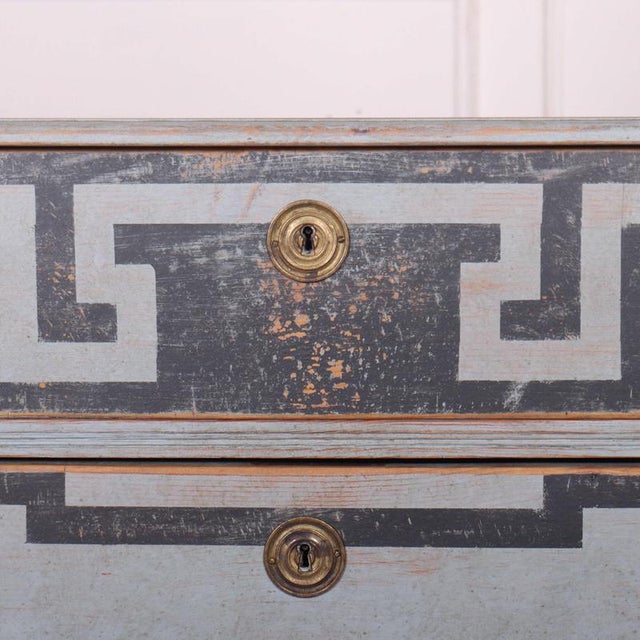 Swedish Painted Commodes, Set of 2 For Sale - Image 6 of 13