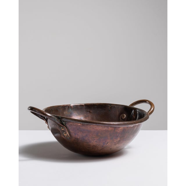 19th Century France Terra Cotta Copper Serving Piece For Sale - Image 14 of 15