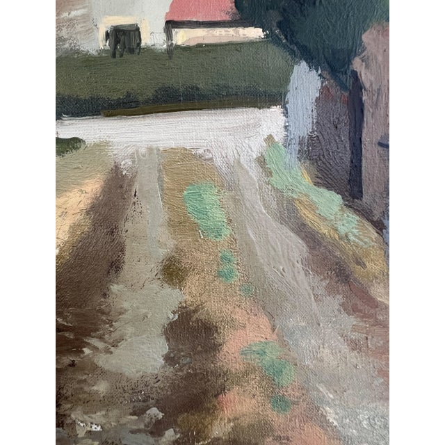 Henry Meylan, Petit chemin de campagne, Oil on Canvas For Sale - Image 6 of 12