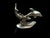 Metal Handmade Brass Dolphin Desk Sculpture For Sale - Image 7 of 9