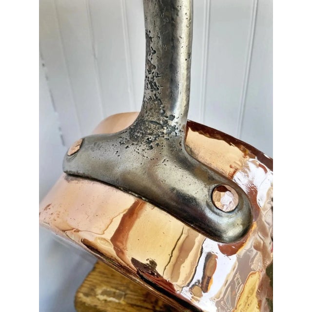 Copper Antique Mutual Ny Copper Pot From Cafe Bonaparte Nyc For Sale - Image 8 of 10