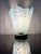 Macrame' by la murrina is a splendid vintage murano table lamp with beautiful handkerchief-shaped, mouth-blown glass. the...
