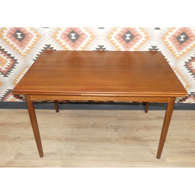 Extendable Teak Dining Table from N & R Møbler, Denmark, 1960s For Sale - Image 17 of 17