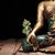 Metal Late 20th Century Tibetan Style Gilt Bronze Medicine Buddha Statue With Turquoise Inlay For Sale - Image 7 of 9