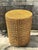 Vintage Coastal Woven Rattan Side Table For Sale - Image 11 of 12