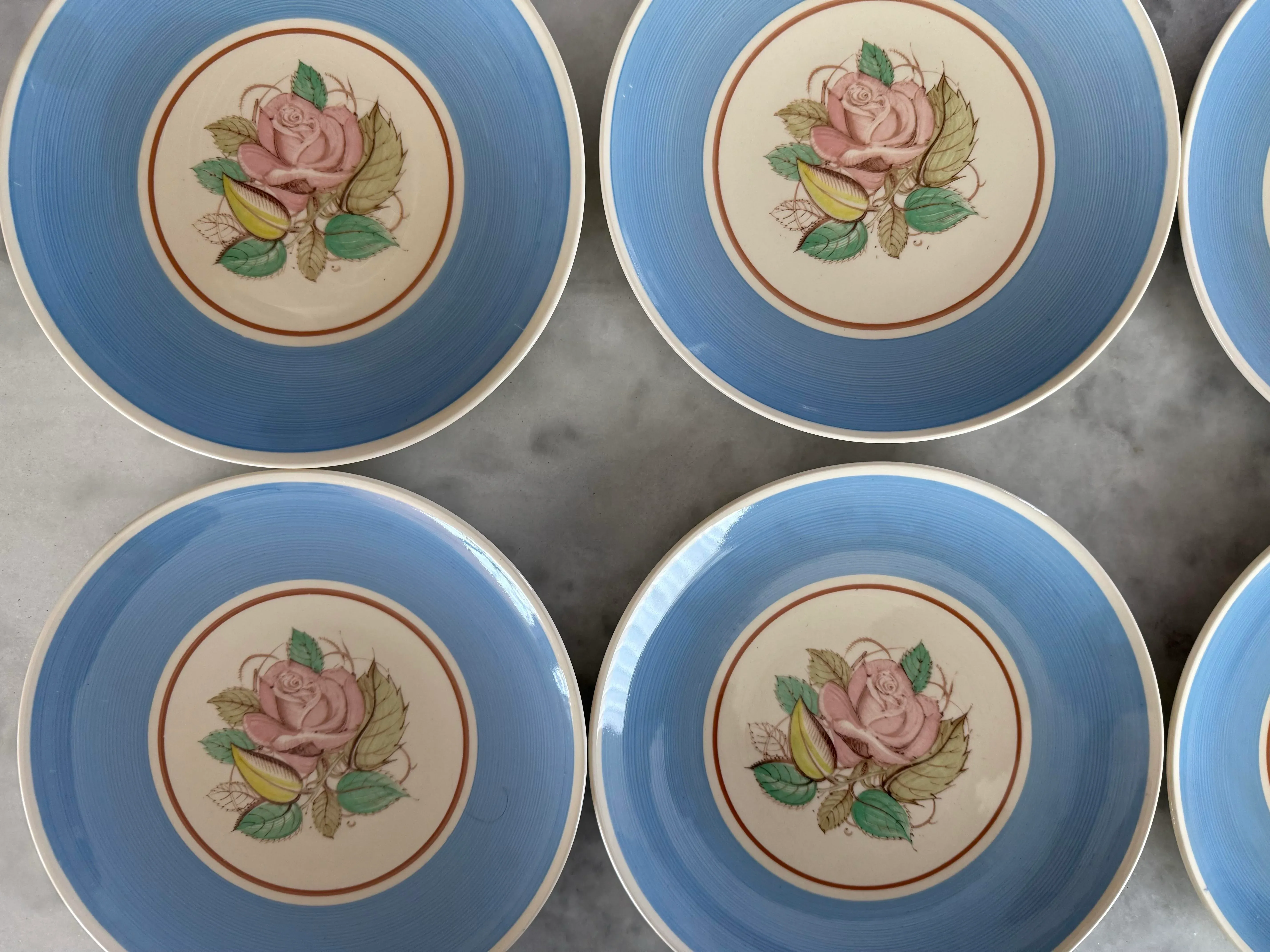 Set of 7 Vintage Susie Cooper 