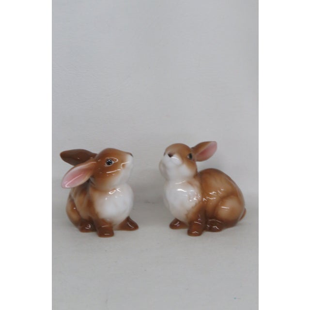 Goebel Porcelain Mini Bunny Rabbits Figurine 4680b For Sale - Image 4 of 12