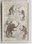 Monkey, 1830s, Paper, Framed, Set of 10 For Sale - Image 3 of 12