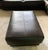 2000s Espresso Top Grain Italian Leather Sectional and Ottoman For Sale - Image 9 of 10